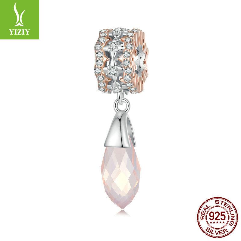 Exquisite Luxury Diy Bracelet Beaded, Accessories Court Style S925 Sterling Silver Bead Pendant