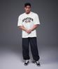 BORN TO WIN Conquer Athletics Semi Over Fit T-Shirts [White]