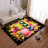 "Colorful Cartoon Character Printed Carpet for Living Room Decor" Suitable for Use As an Anti-slip for Living Room Bedroom Sofas
