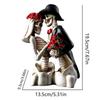 M-Modern-Resin Skeleton Figurine Halloween Decoration Gothic Lovers Romantic Bride & Groom Figurine Wedding Statue Gifts