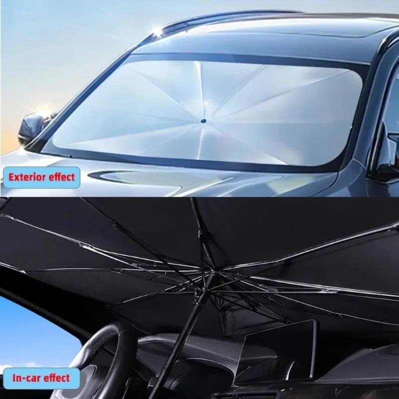 Auto Shading Car Sunshade Umbrella Summer Interior Windshield Protection Curtain Sun Shade Protector Parasol for Vehicle