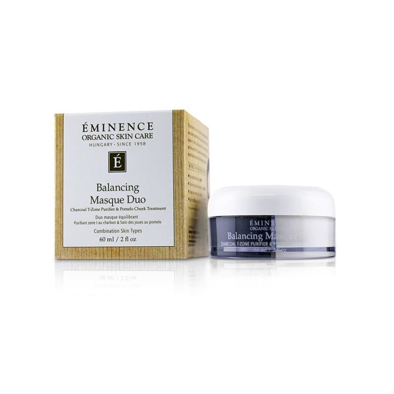 

Eminence Balancing Mask Duo: Charcoal T-Zone Purifier Pomelo Cheek Treatment for Combination Skin, 60ml