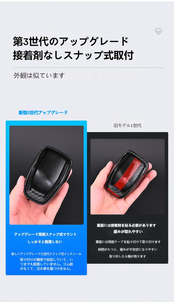 Shift Knob Cover for Toyota and Stylish Shift Lever No Tape and Interior Accessory Rav4, Crown, Highlander, Camry. Knob/Shift Garnish. Required.