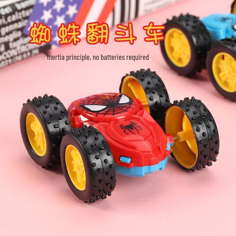 "Inertia Rotating Stunt Car - Shatter-Resistant Off-Road Toy for Kids"
