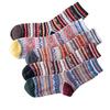 5 Pairs of Men's Autumn and Winter New Folk Wind Thickened Warm Rabbit Wool Tube Socks