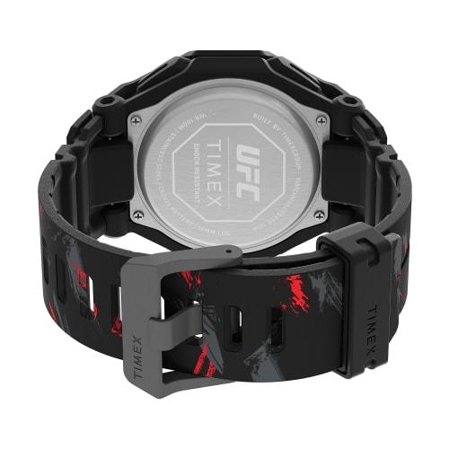 Timex UFC Men's Colossus 45mm Watch, Black/Black/Black, Colossus 45mm.
