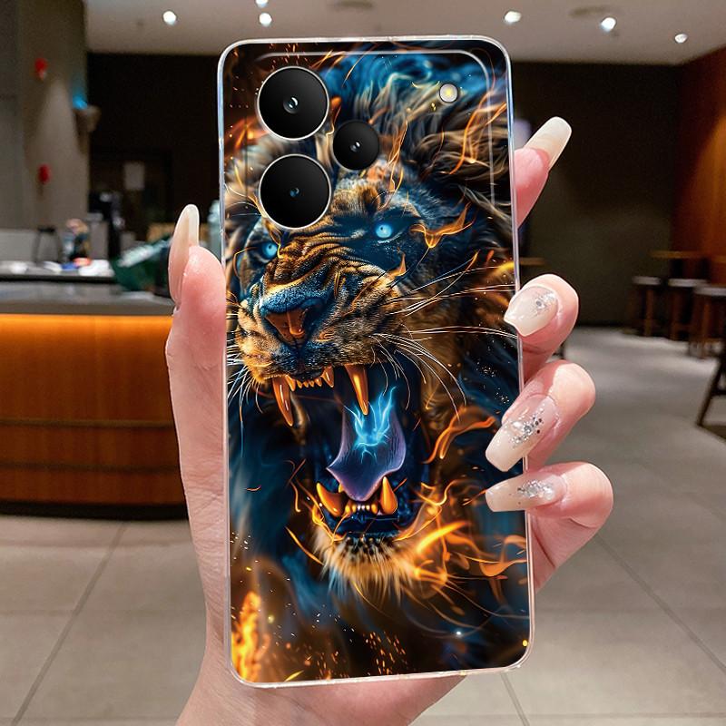 Phone Casing For Realme P4 Pro 5G Back Cover Luxury Dragon Cute Cool Boys Girls Flowers Patterns Transparent Soft Silicone Case