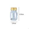 Glass Chemistry Reagent Bottle 30 ml Capacity ,Clear Sample Jar Scientific Glassware Screw Cap for