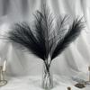 7pcs-Artificial Flowers Fluffy Grass Decor Fake Plant Reed Flower for Wedding Boho Bouquet Office Hotel Vase Decoration