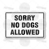 No Dogs Allowed Metal Sign Beware of Dog Private Property Warning Plaque Alert Dog-Free Zone Security Keep Dogs On Lead
