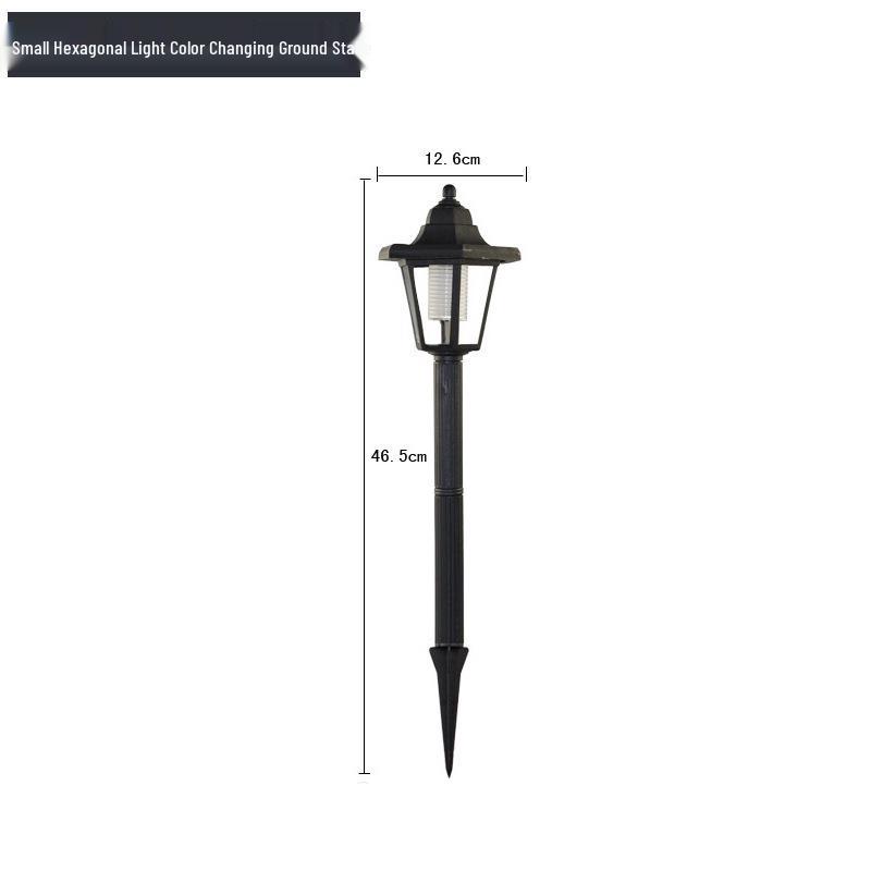 Luz Hexagonal Solar para Jardín y Césped y Farol de Pared