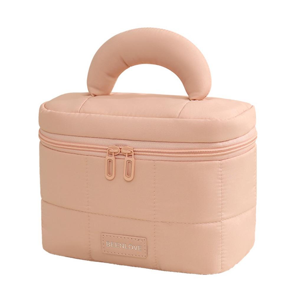 Large Capacity Makeup Bag Travel - Friendly Portable Makeup Organizer Multi - Compartment Multi-functional Cosmetic Bag