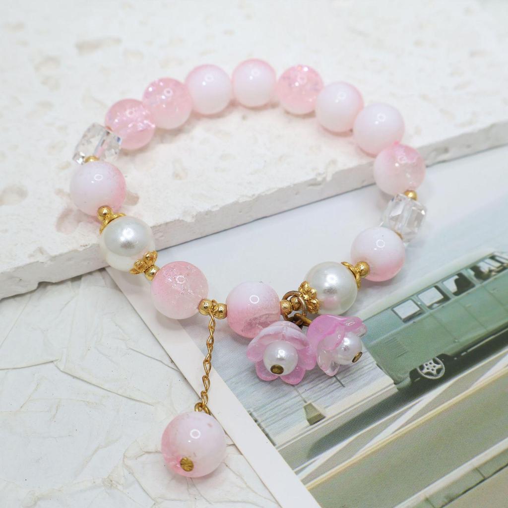 Mori Style Mermaid Crystal Bracelet – Versatile Niche Design for Women, Ideal for Students and Best Friends