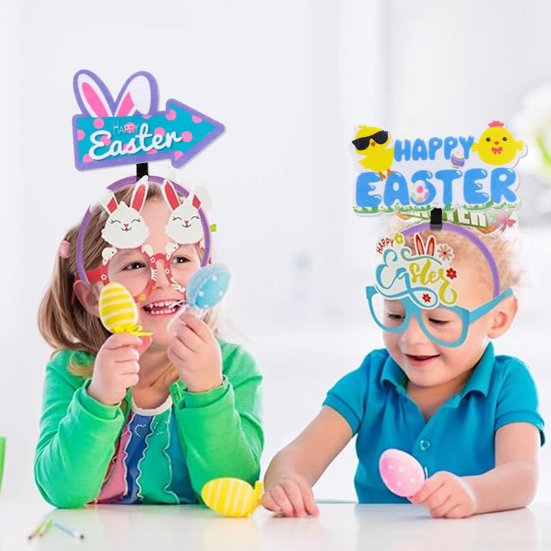 Head Bands For Women's Hair Easter 6X Bunny Ears Holiday Party Hair Accessories Easter Costume Supplies Hair Accessories