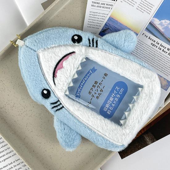 Yousheng Hai Plüsch Kartenhülle Aufbewahrungstasche Weiche Haptik Kartenhülle Ausweishülle Fotoschutz Schule Büro Tägliche Pendler-Organizer