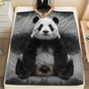 1Pc Cartoon Print Flannel Blanket, High Quality Comfortable for All Seasons, Home Decor, Warmth and Comfort, Perfect for Christmas Birthday Gift