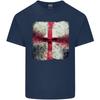 Dissolving England Flag St Georges Skull Unisexs Light Cotton Tshirt