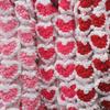 20 Stück Große Chiffon-Rosen-Herz-Aufnäher für DIY Baby Mädchen Kleidung Kleid Strampler Hemden Nähdekorationen Haarschleifen-Zubehör