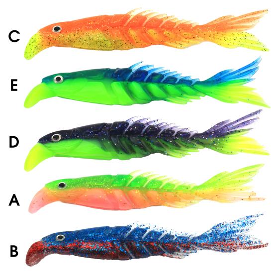 Soft Lures Simulation Spinner Bait 12cm/10.2g 15cm/18.5g Sea Fishing Fake Lure Bait Fishing Tackle
