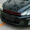 5 Stück Auto Frontklappe Kühlergrill Reflektierender Aufkleber Streifen für VW Golf 6 7 Tiguan Polo GTI Auto Außen Styling Dekoration Zierleiste Aufkleber