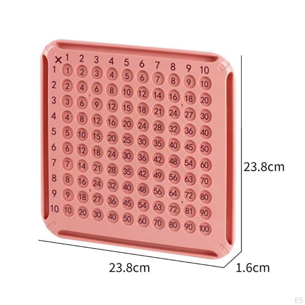 Math Board Game Multiplication Blocks Manipulatives 9x9 Table for Children