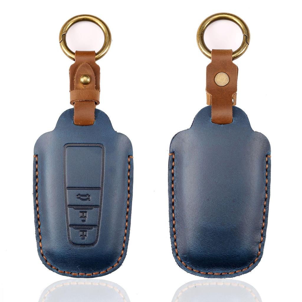 Toyota Key Case Genuine Leather Protective Shell