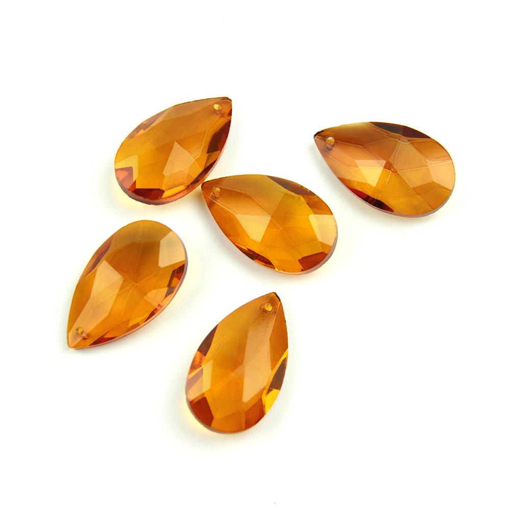 50Mm Tear Drop Crystal Lighting Pendants Glass Ceiling Chandeleir Parts Beads Garland Strand Accessories Wedding Party Decor