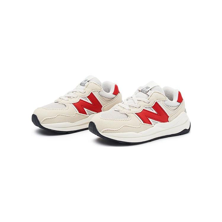 New Balance Comfortable Versatile Low-Top Walking Shoes Baby Shoes Beige Red IV5740ES