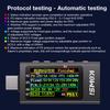 KWS-X1 Type-C Tester Digital Ammeter Voltmeter Portable Current Voltage Monitor Multifunctional Full-protocol Monitor 4-30V 12A