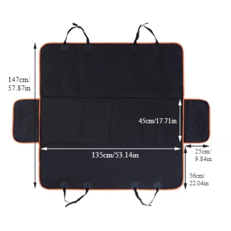 

Новая подушка для питомца в машину, съемная водонепроницаемая подушка для питомца в машину, толстая задняя подушка для собаки в машину, противоскользящая и грязенепроницаемая подушка для питомца в машину 137x147cm чёрный