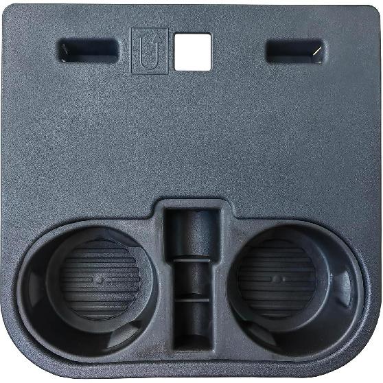 Front Center Console Cup Holder Replace For HC3Z-2813562-AB Compatible With 2015- Ford F150 2017- F250 F350 F450 Super Duty