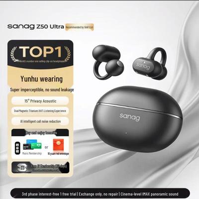 Sanag Z50 Open-Ear Clip-On Sports Bluetooth Headset