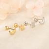 Asymmetric Star Moon Stud Earrings For Women Comfortable Screw Back Hypoallergenic Sleep Friendly No Removal Needed