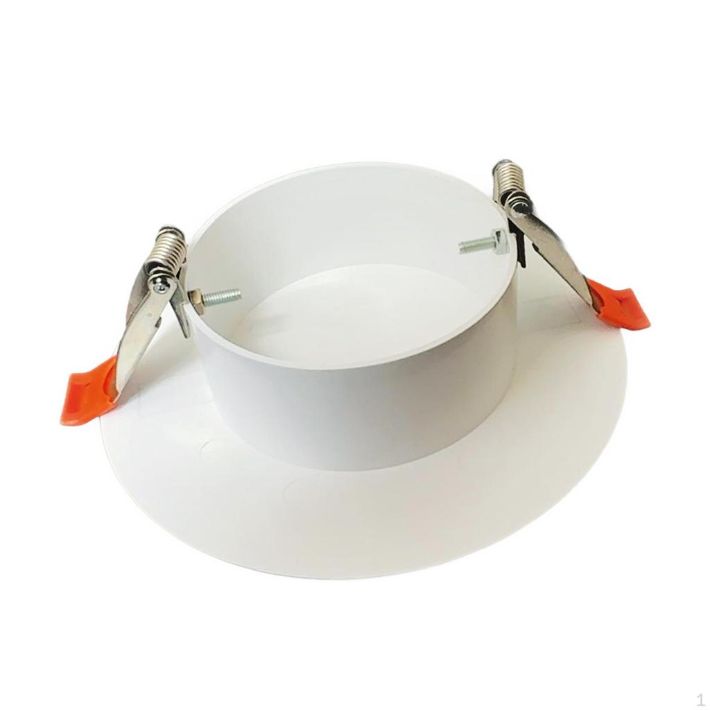 Ceiling Cover Plate Downlight Hole Trim ,Lightweight with Buckle Compact Decorative Panel for