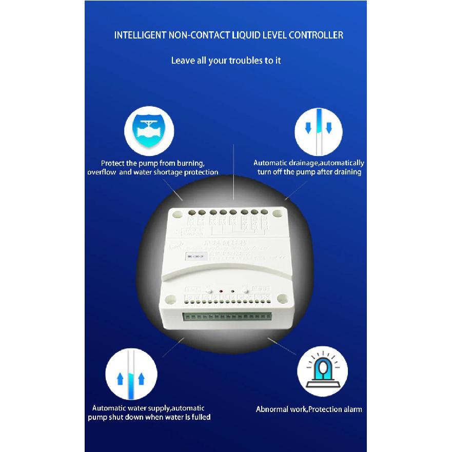 XKC-C382 Intelligent High And Low Automatic Water Supply Level Controller Water Replenishment Level Pumping Drainage Switch