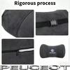 Suede Headrest Car Breathable Memory Foam Neck Pillow For VW Jetta Golf Passat Polo CC Tiguan Arteon Touareg Taigo Caddy Hub Cap EF1 