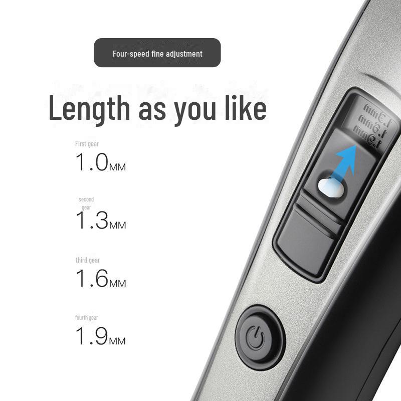 Kangfu T109 Silent Rechargeable Hair Clipper for Adults & Babies - Electric Razor for Home & Salon Use.
