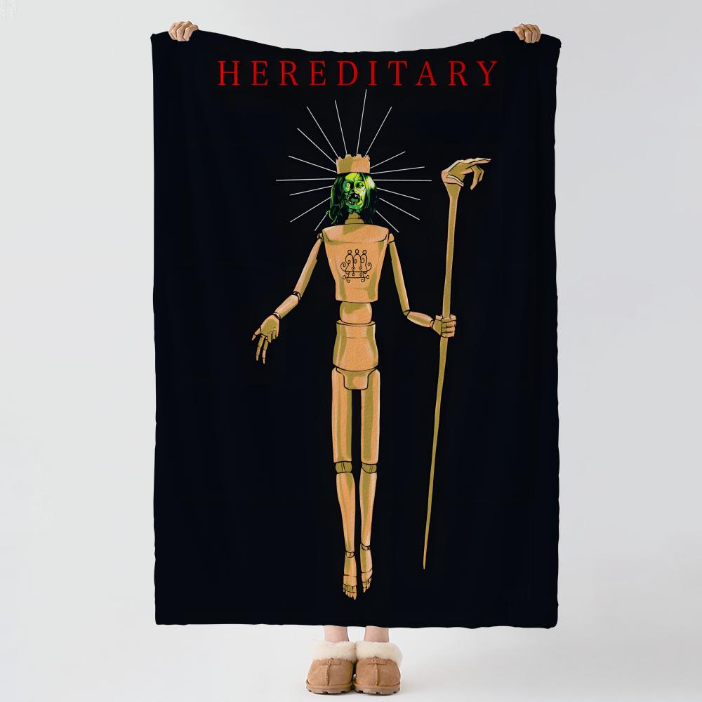 movie H-Hereditary-Y Throw Thick Comfort Flannel Quilt, Multi-scene Use Indoor Outdoor Daily Nap