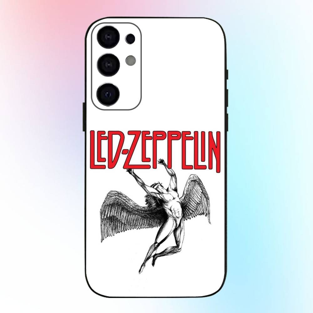 Rock L-Led Z-Zeppelin Band Phone Case For Samsung S25,S24,S21,S22,S23,S30,Ultra,S20,Plus,Fe,Lite,Note,10,9,5G Black Cover