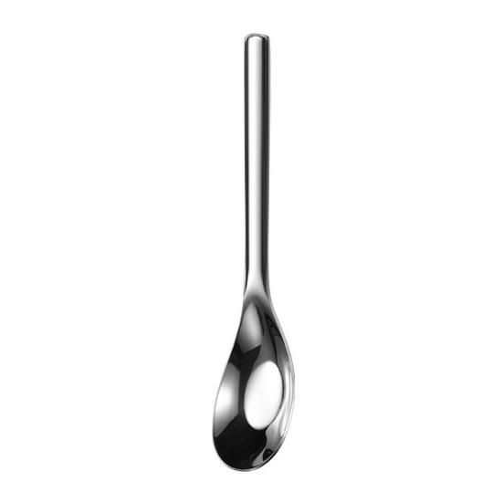 316 Stainless Steel Soup Spoon Cake Dessert Spoon with Long Handle Dishwasher Safe Kids Kitchen Tableware