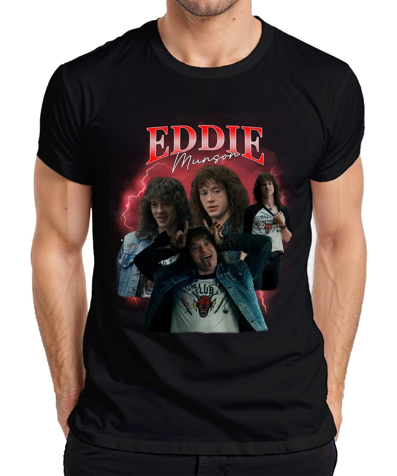 Eddie Munson Hellfire Club Stranger Metal Geschenk Vintage Serie 90s Bootleg Her L