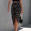 Gonna Midi Lunga a Pois Autunno Inverno per Donna