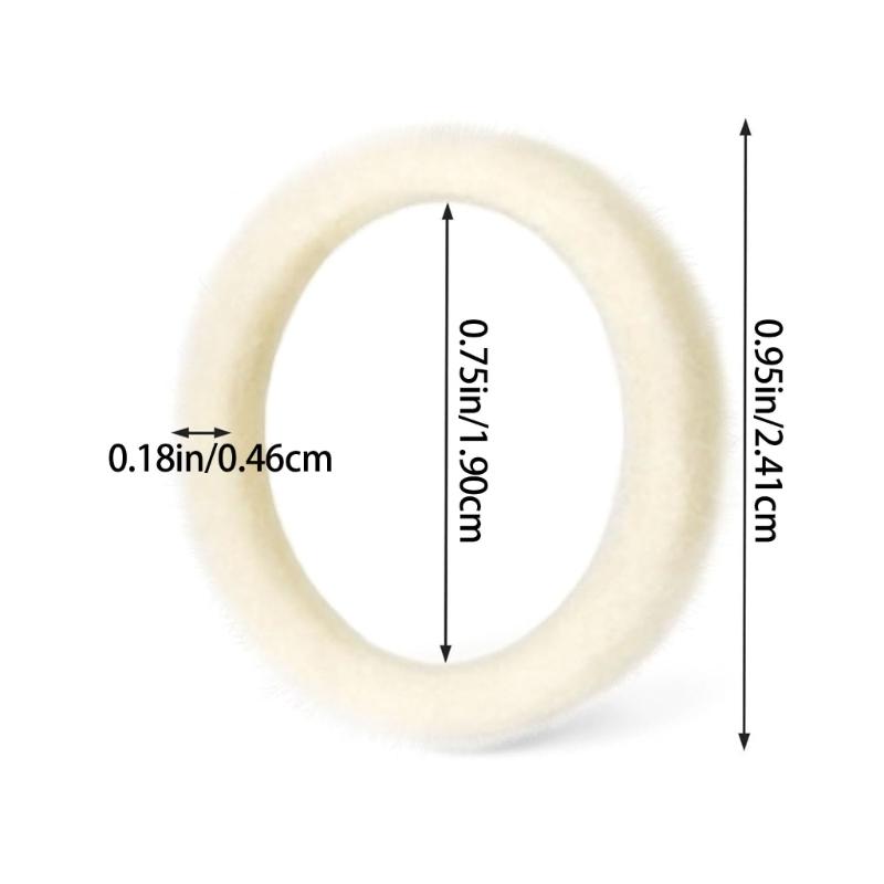 8 Pack Soft Felt Cushioning Gaskets Sealing Rings for Equipment Delivering Enhancing Durability and Quiet Operation