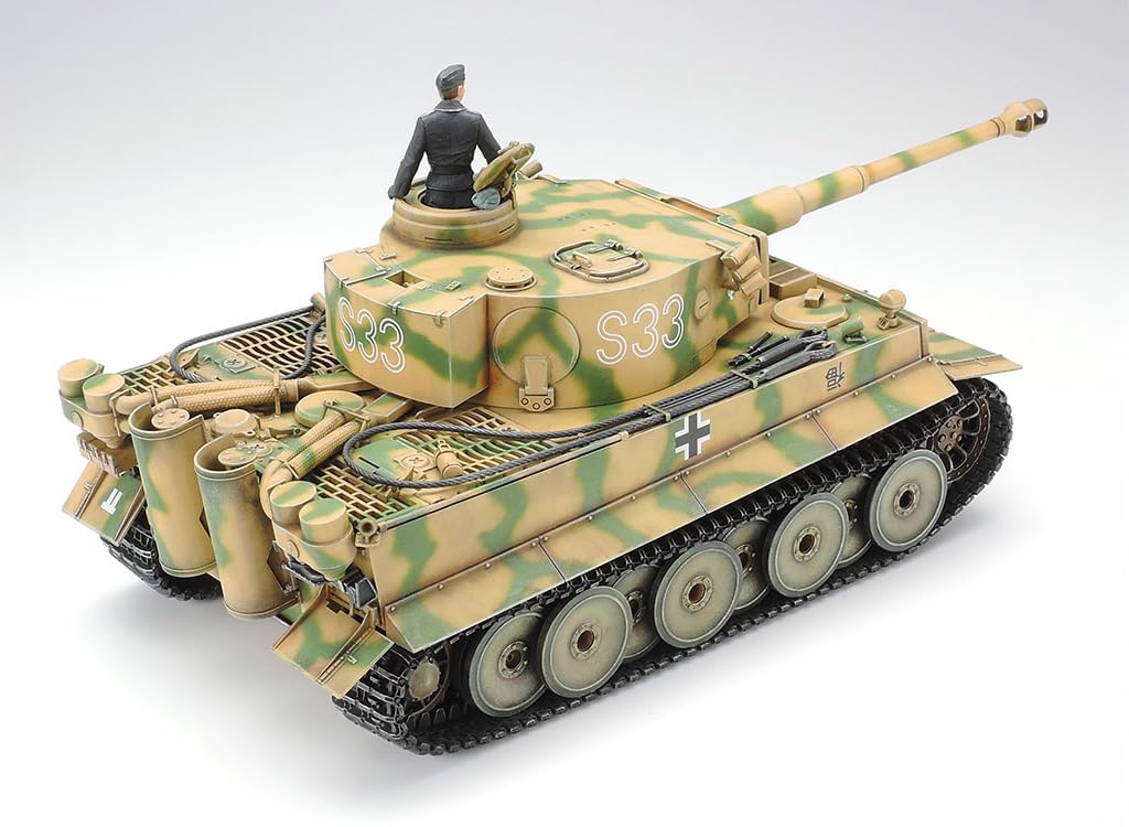 Tamiya Military Miniature Series 216 German Army Heavy Tank Tiger I Early Production Type Plastic Model Kit 35216 1/35 No.