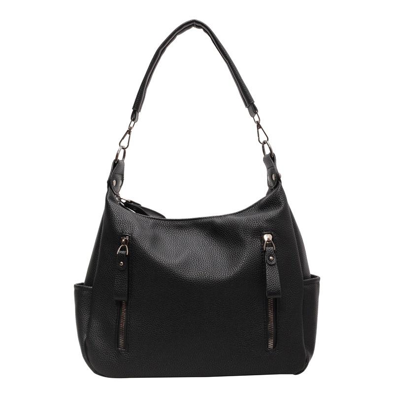 Popular bags women's large-capacity new autumn and winter versatile retro shoulder messenger bag textured bucket bag