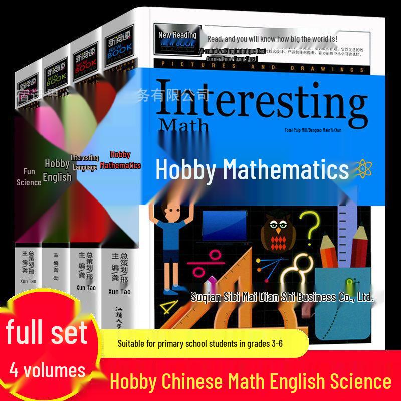 Genuine Fun: Math, Science, English - All 4 Volumes, Grades 3-6 Primary School Edition