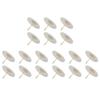 BAAJ-18PCS Paper Parasol 60Cm Beach Umbrella White DIY Umbrella Photography Props For Baby Shower Party Wedding