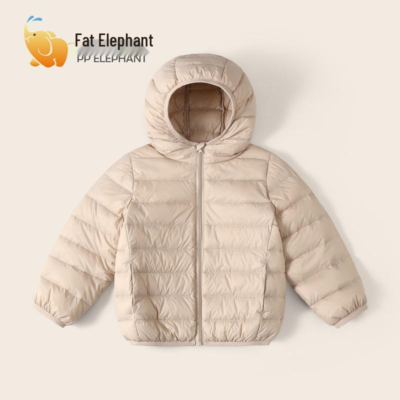 Kids' Winter Hooded Lightweight Down Jacket - Warm Outerwear for Boys & Girls