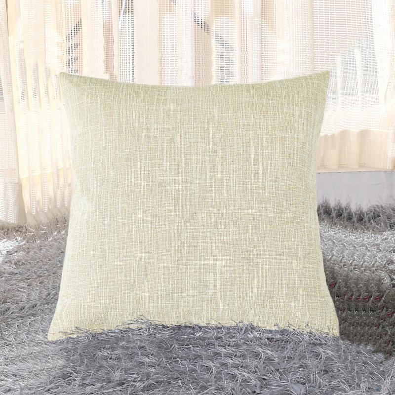 Ins Style Thick Linen Pillow Case Sofa Cushion Bedside Soft Bag Cushion Pillow