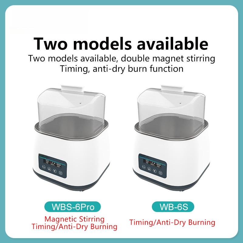 800W Laboratory Digital Display Thermostatic Heat Collection Magnetic Stirrer Water Bath With Magnetic Stirrer
